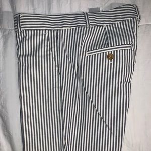 Banana Republic Seersucker Crop Pants